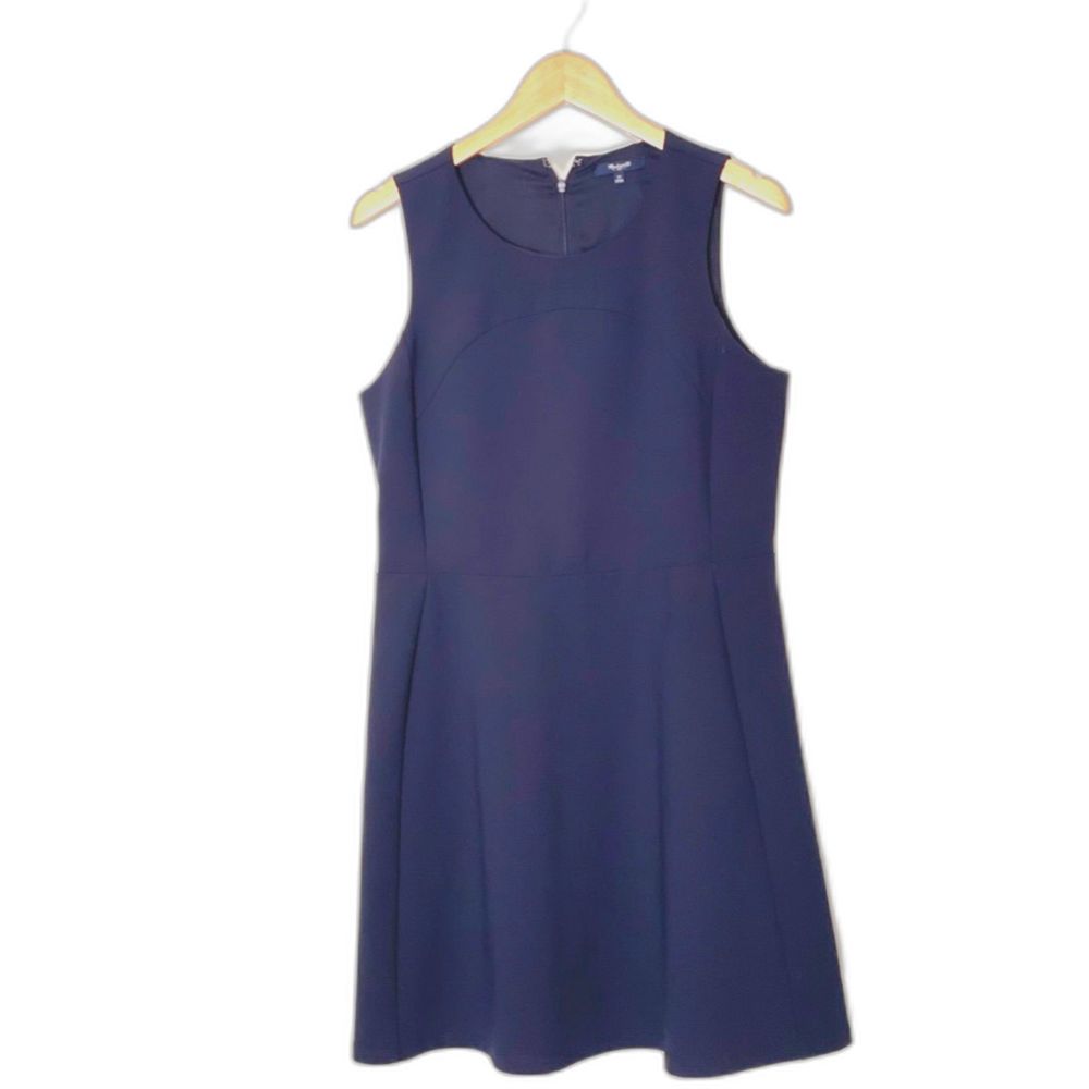 Madewell Navy Sleeveless Classic Timeless Dress Size 12 F8